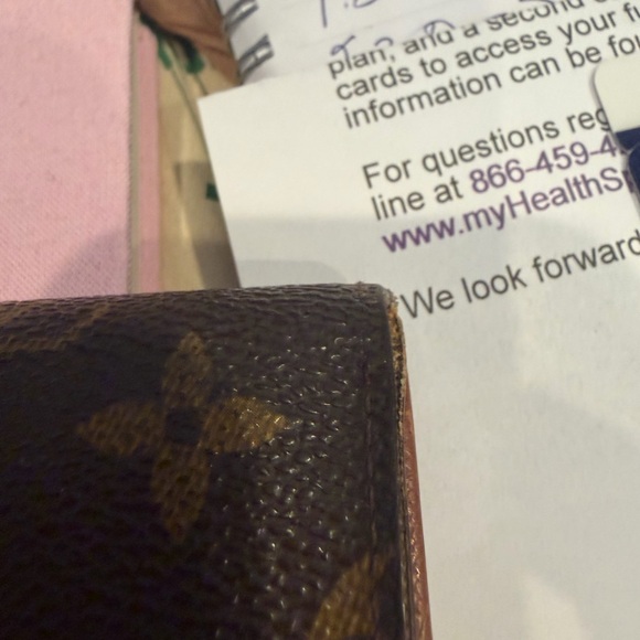 Louis Vuitton Monogram Canvas Fold-Over Wallet - Brown/Gold Monogram - Picture 5 of 11